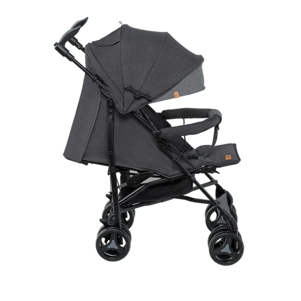 Прогулянковий візок Lionelo Irma Black/Dark Grey, чорний з сірим - Pampik - 3
