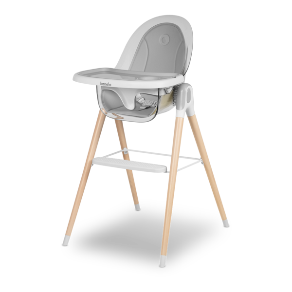 Стілець для годування Lionelo Maya White, білий - Pampik - 2