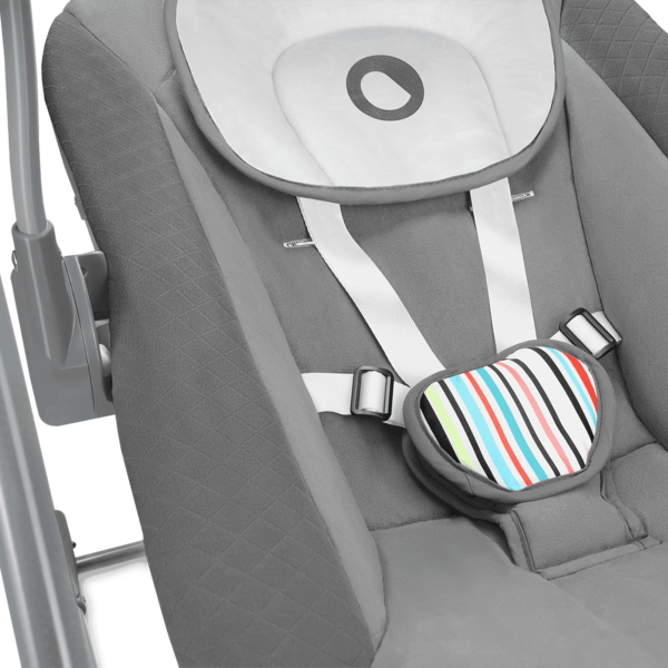 Крісло-гойдалка Lionelo Otto Grey Concrete, сірий - Pampik - 5