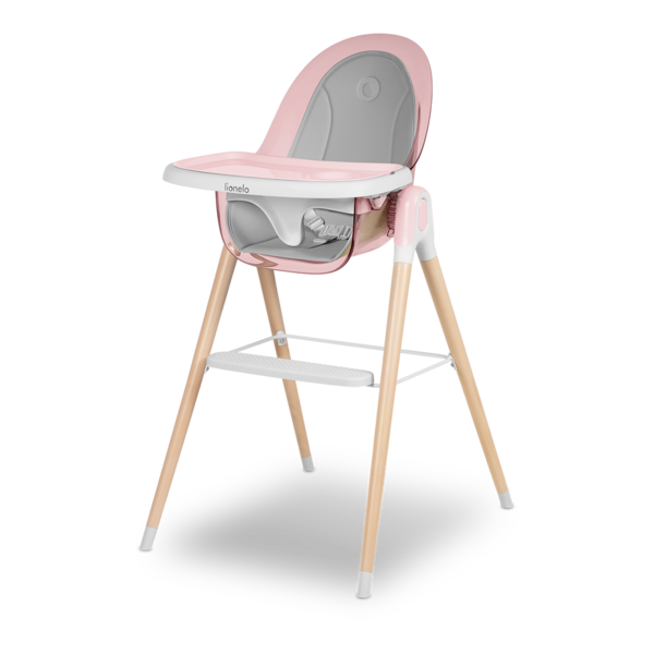 Стілець для годування Lionelo Maya Pink Rose, рожевий - Pampik - 3