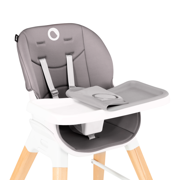 Стульчик для кормления Lionelo Mona Stone, серый - Pampik - 10