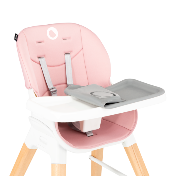 Стільчик для годування Lionelo Mona Bubblegum, рожевий - Pampik - 2