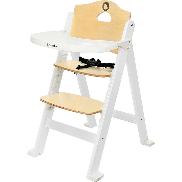 Стульчик для кормления Lionelo Floris White, белый - Pampik
