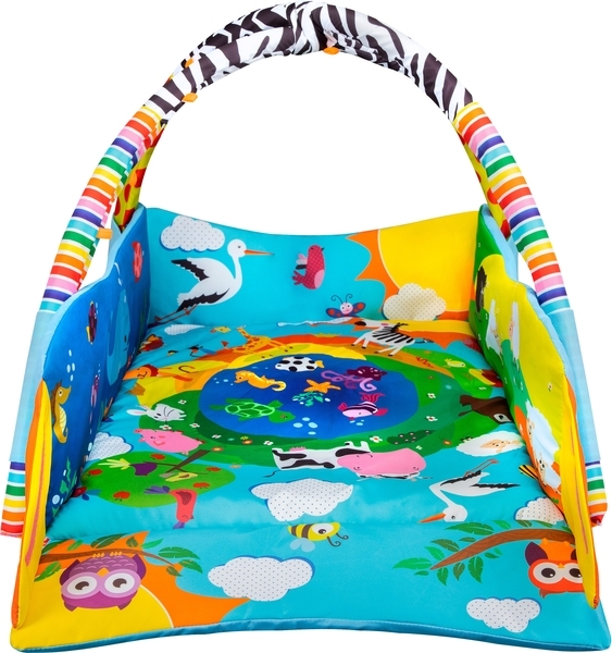 Развивающий коврик Lionelo Anika Plus Multicolor - Pampik - 3