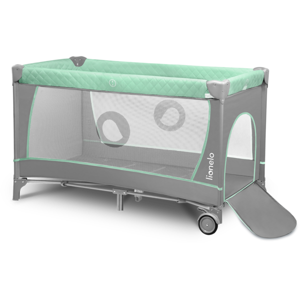 Манеж Lionelo Flower Turquoise, бірюзовий - Pampik - 4
