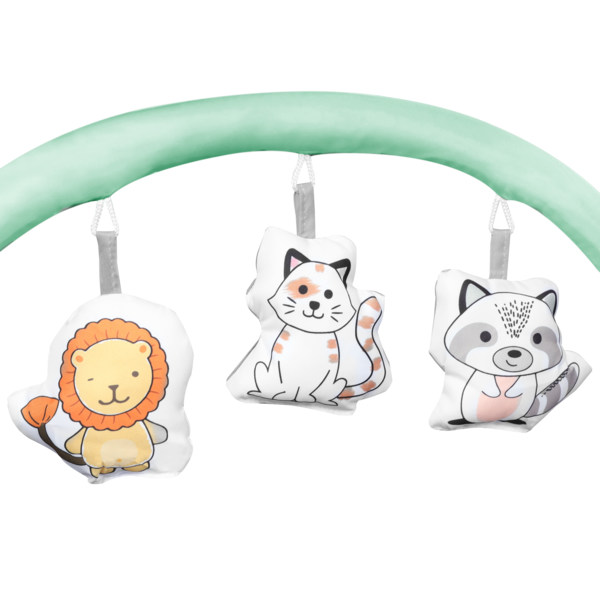 Манеж Lionelo Flower Turquoise, бірюзовий - Pampik - 11