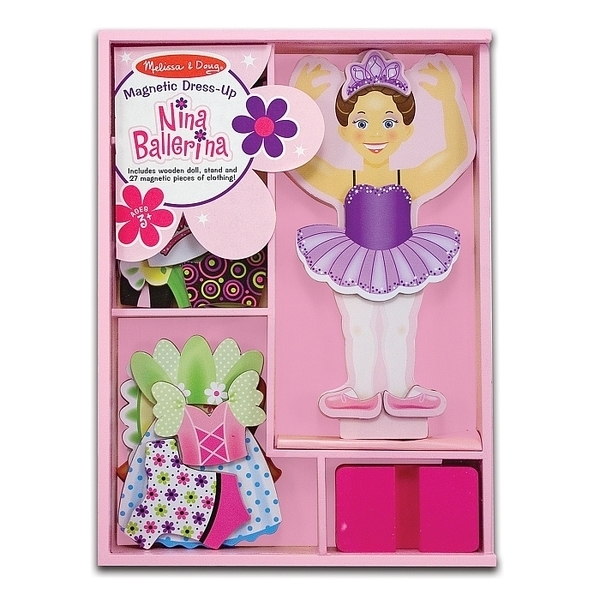 Магнітна вдягалка Melissa&Doug Ніна-балерина (MD3554) - Pampik