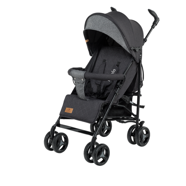 Прогулянковий візок Lionelo Irma Black/Dark Grey, чорний з сірим - Pampik - 9