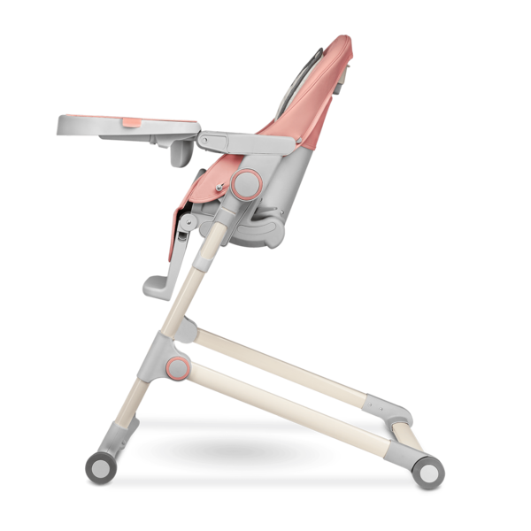 Стілець для годування Lionelo Cora Bubblegum, рожевий - Pampik - 10