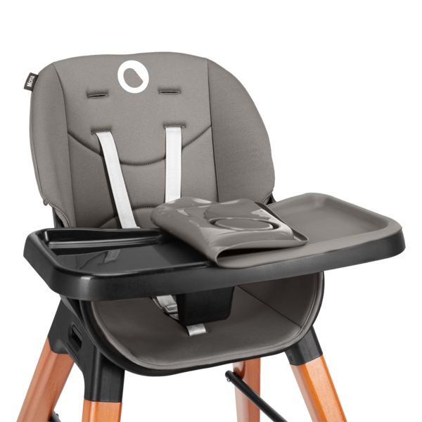 Стульчик для кормления Lionelo Mona Black Onyx, черный - Pampik - 12