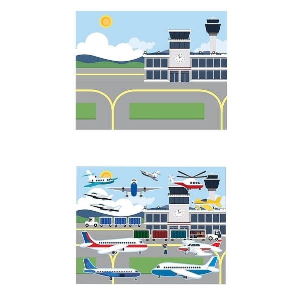 Набор многоразовых наклеек Melissa&Doug Транспорт (MD4199) - Pampik - 2