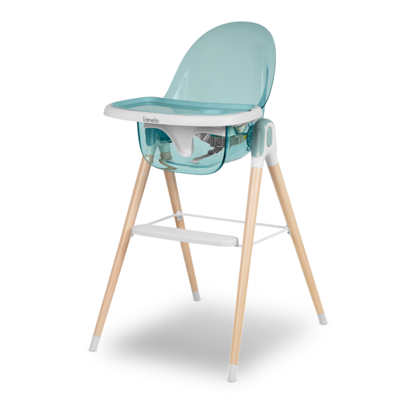 Стільчик для годування Lionelo Maya Green Turquoise, бірюзовий - Pampik - 3