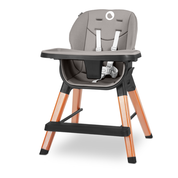 Стульчик для кормления Lionelo Mona Black Onyx, черный - Pampik - 4