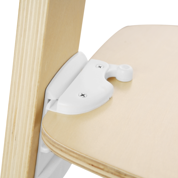 Стілець для годування Lionelo Floris White Natural, білий - Pampik - 6