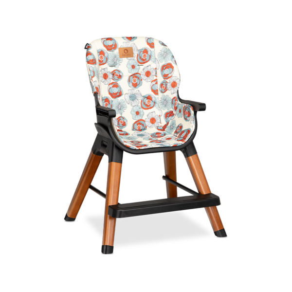 Стільчик для годування Lionelo Mona Flower, кораловий - Pampik - 5