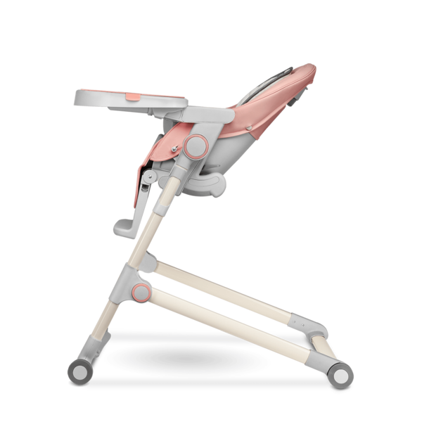Стілець для годування Lionelo Cora Bubblegum, рожевий - Pampik - 9