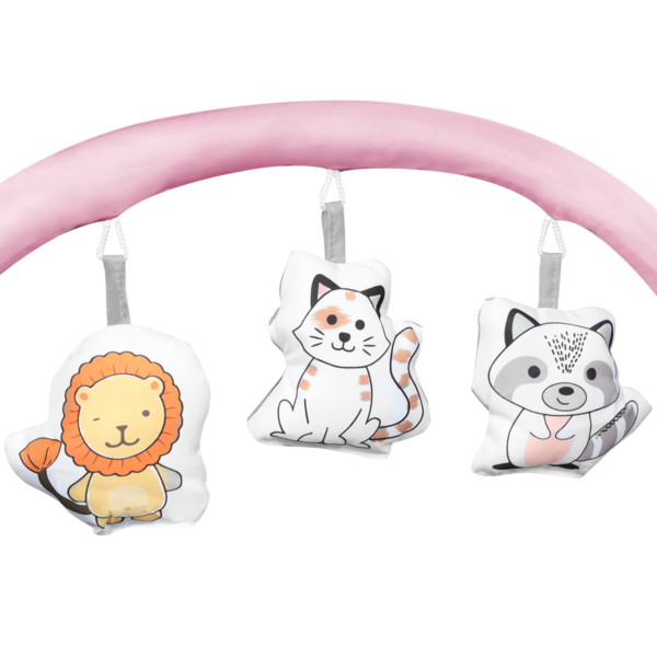 Манеж Lionelo Flower Flamingo, рожевий - Pampik - 11