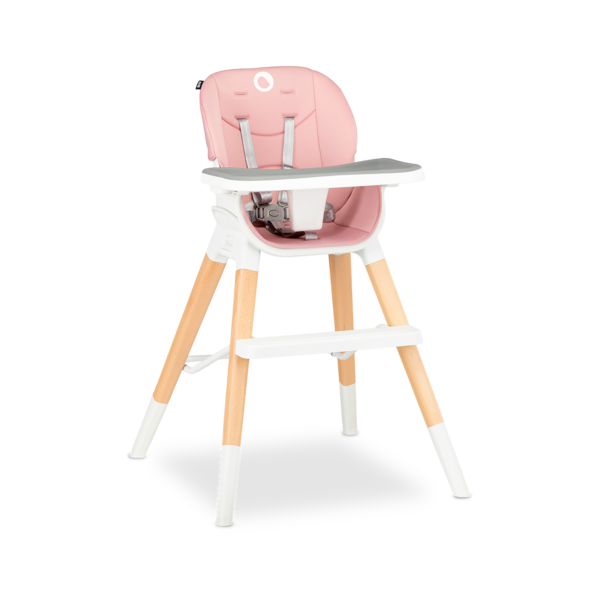 Стільчик для годування Lionelo Mona Bubblegum, рожевий - Pampik - 14