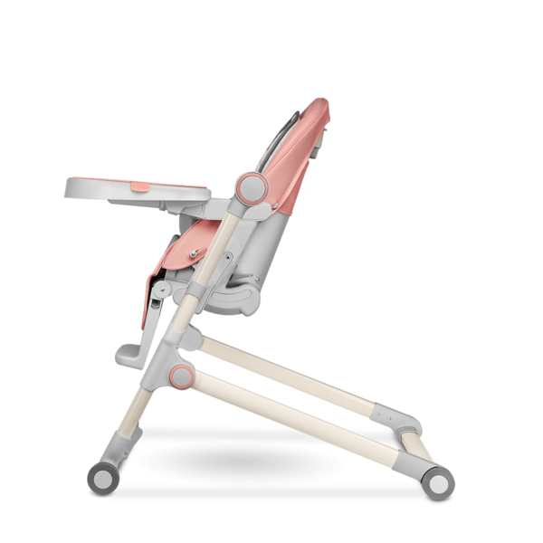 Стілець для годування Lionelo Cora Bubblegum, рожевий - Pampik - 6