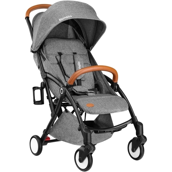 Прогулочная коляска Lionelo Julie Dark Grey, серый - Pampik