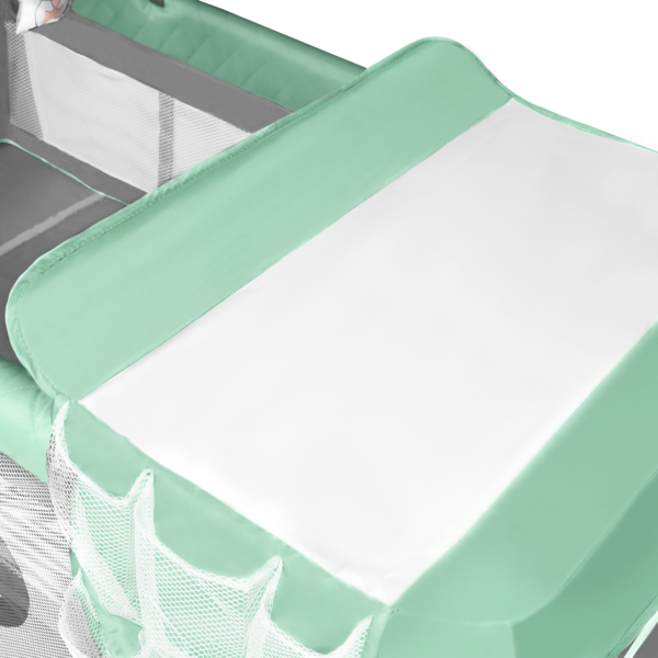 Манеж Lionelo Flower Turquoise, бірюзовий - Pampik - 9