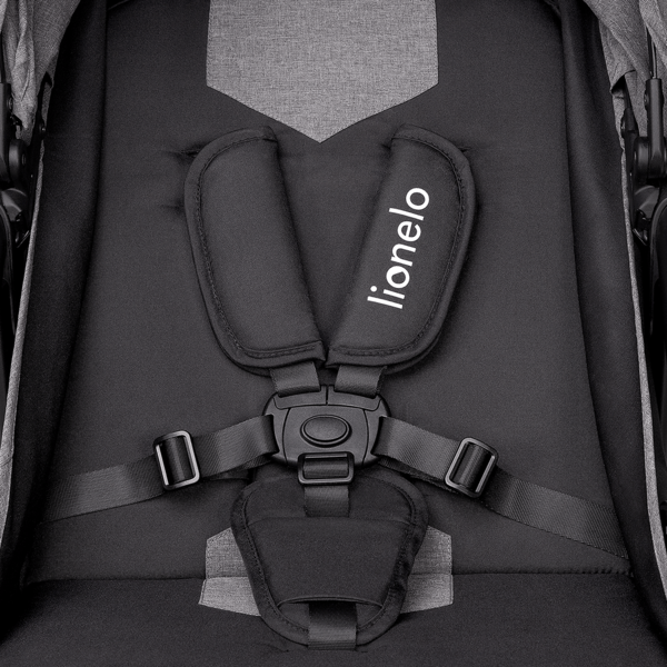Прогулянковий візок Lionelo Zoey Grey Stone, сірий - Pampik - 9