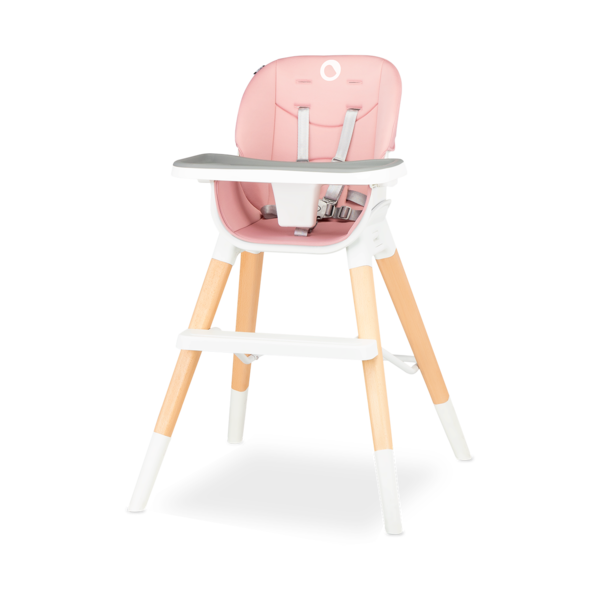 Стільчик для годування Lionelo Mona Bubblegum, рожевий - Pampik - 8