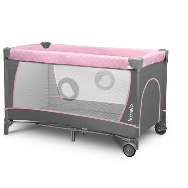 Манеж Lionelo Flower Flamingo, рожевий - Pampik - 5