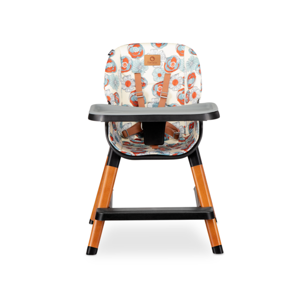 Стільчик для годування Lionelo Mona Flower, кораловий - Pampik - 3