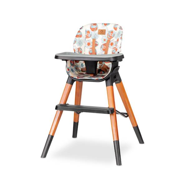 Стільчик для годування Lionelo Mona Flower, кораловий - Pampik - 8