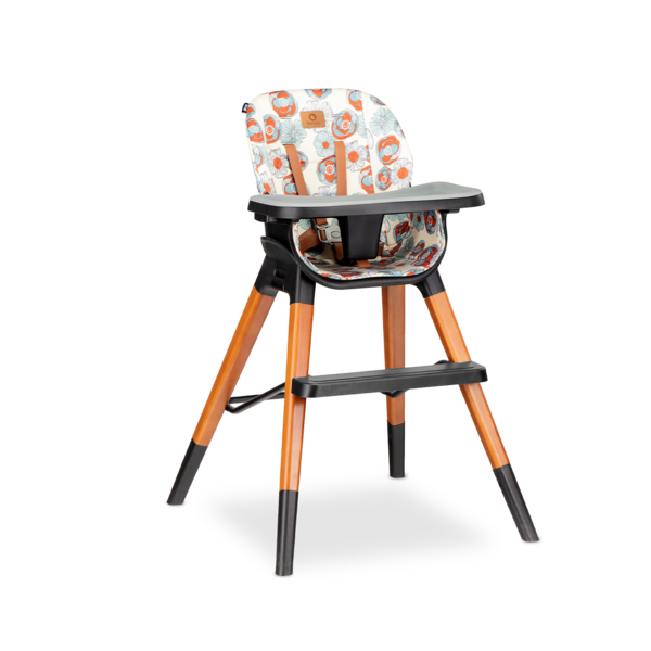Стільчик для годування Lionelo Mona Flower, кораловий - Pampik - 10