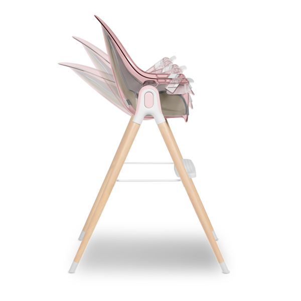 Стілець для годування Lionelo Maya Pink Rose, рожевий - Pampik - 5
