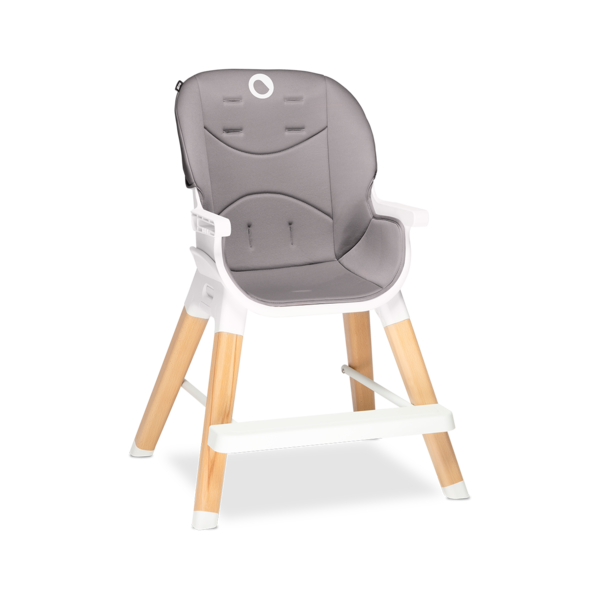 Стульчик для кормления Lionelo Mona Stone, серый - Pampik - 3