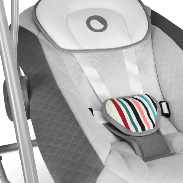 Крісло-гойдалка Lionelo Otto Cozy Grey, сірий - Pampik - 6