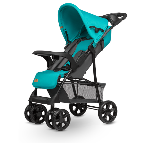 Прогулянковий візок Lionelo Emma Plus Vivid Turquoise, бірюзовий - Pampik - 5
