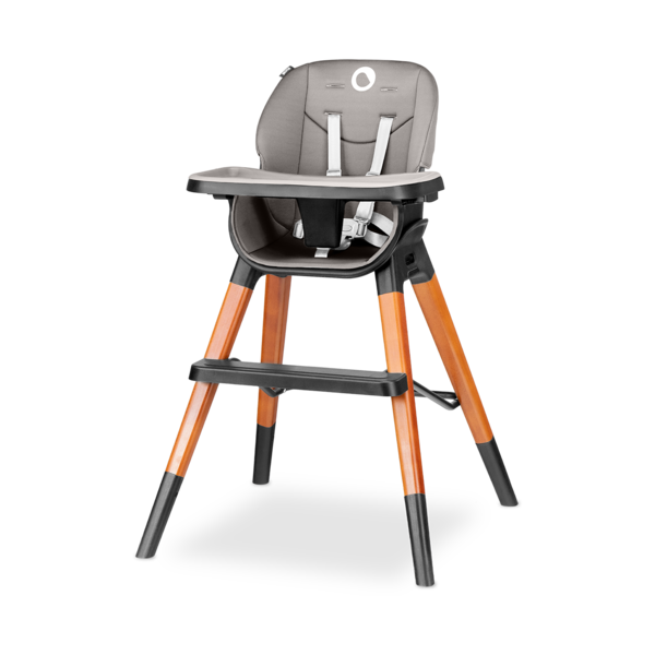 Стульчик для кормления Lionelo Mona Black Onyx, черный - Pampik - 3