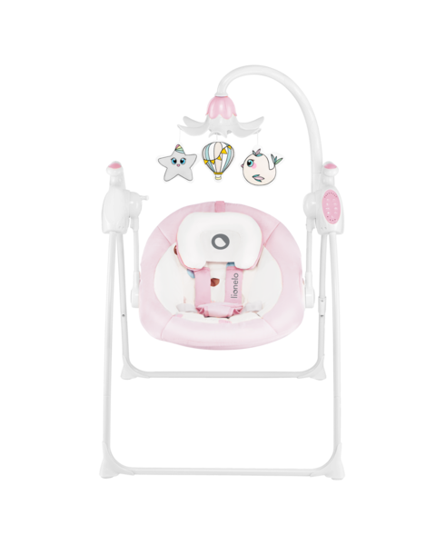 Крісло-гойдалка Lionelo Robin Pink, рожевий - Pampik - 3
