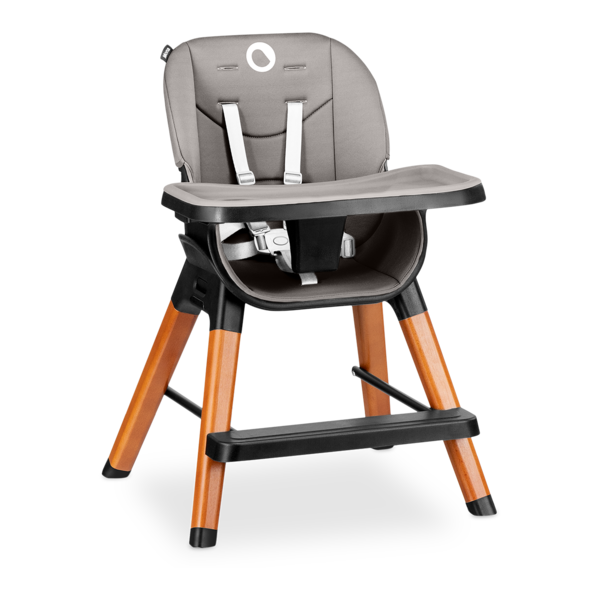 Стульчик для кормления Lionelo Mona Black Onyx, черный - Pampik - 6
