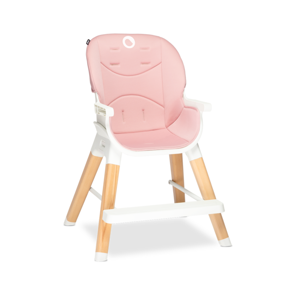 Стільчик для годування Lionelo Mona Bubblegum, рожевий - Pampik - 5