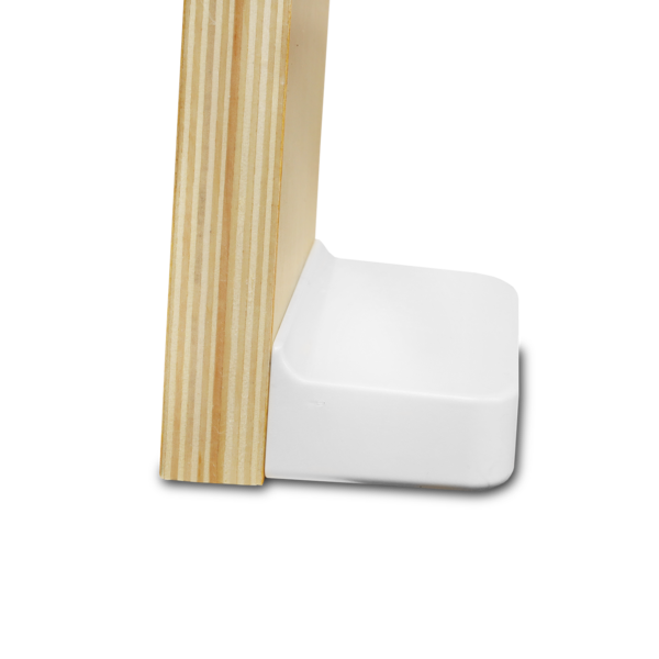 Стілець для годування Lionelo Floris White Natural, білий - Pampik - 8