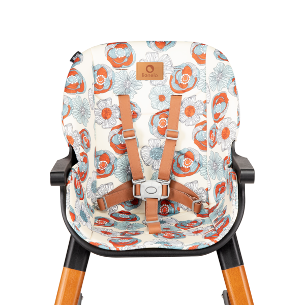 Стільчик для годування Lionelo Mona Flower, кораловий - Pampik - 7