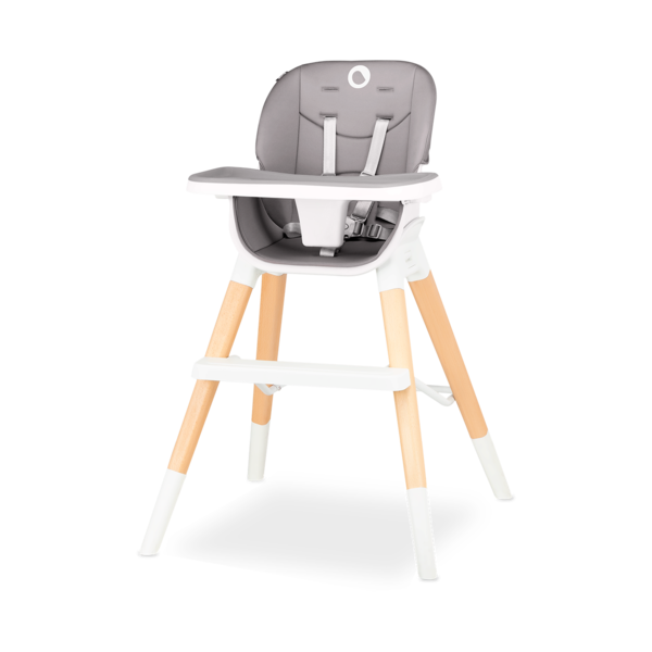 Стульчик для кормления Lionelo Mona Stone, серый - Pampik - 2