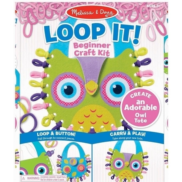 Набор для творчества Melissa&Doug Сделай сумочку-сову (MD30187) - Pampik