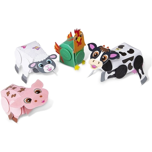 Набір для творчості Melissa&Doug CільськогосподарськІ тварини (MD30196) - Pampik - 3