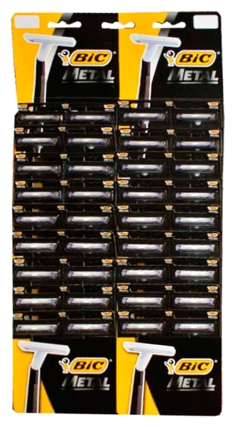 Станок одноразовый Bic Metal 36 шт. (3086126718798) - Pampik
