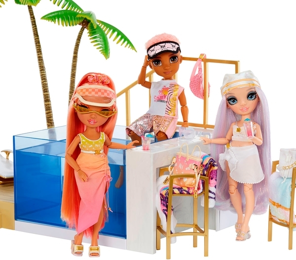 Ігровий набір для ляльок Rainbow High Pacific Coast - Вечірка біля басейну - Pampik - 11