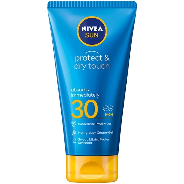 Солнцезащитный крем-гель Nivea Sun, Защита и легкость SPF 30, 175 мл (85528) - Pampik