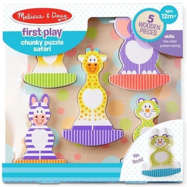 Формовый пазл-качалка Melissa&Doug Сафари (MD1886) - Pampik