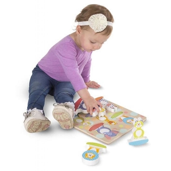 Формовый пазл-качалка Melissa&Doug Сафари (MD1886) - Pampik - 3