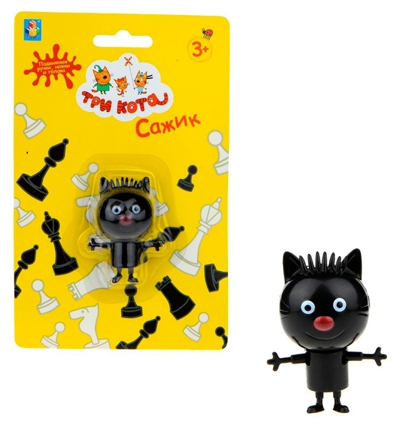 Колекційна фігурка Три кота Сажик (T17178) - Pampik - 2